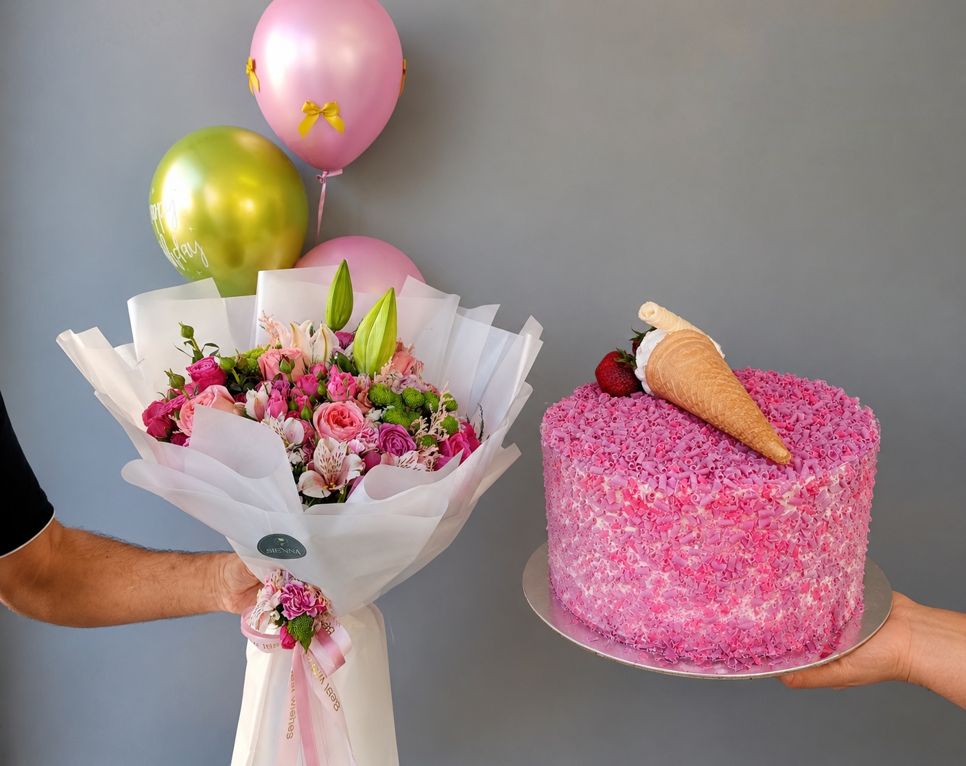 Pink Bloom Birthday Packet 