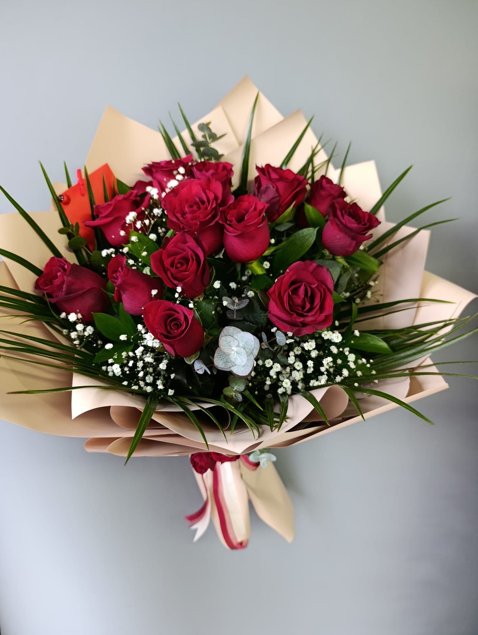 15 pieces Red love Roses